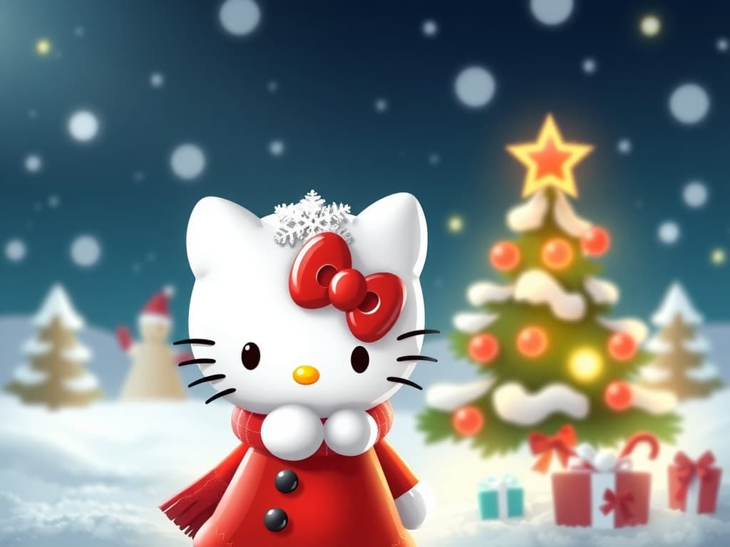 Display image for Hello kitty christmas pfp