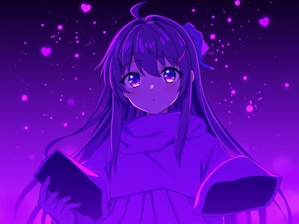 Display image for Purple anime pfp